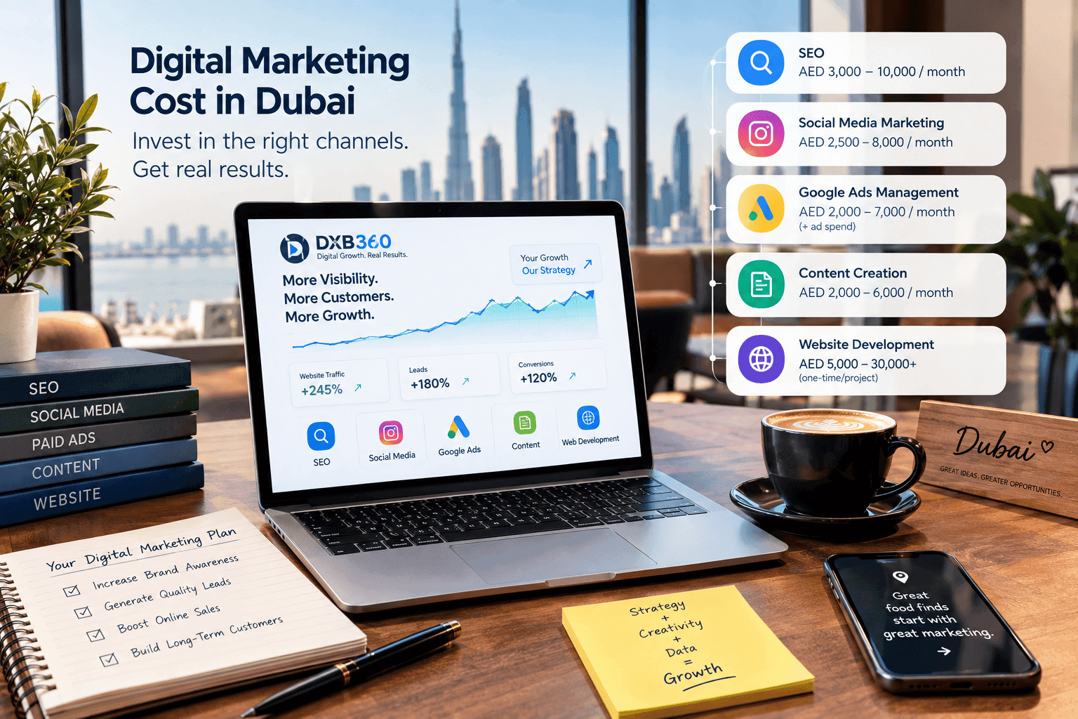 How Much Does Digital Marketing Cost in Dubai in 2026?
